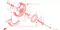 ROUE AVANT pour Honda SHADOW VT 750 SPIRIT D de 2001
