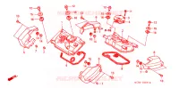 COUVRE CULASSE pour Honda SHADOW VT 750 SPIRIT D de 2005