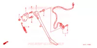 BEQUILLE pour Honda SHADOW VT 750 SPIRIT D de 2005