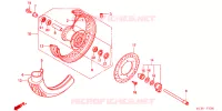 ROUE AVANT pour Honda SHADOW VT 750 SPIRIT D de 2005