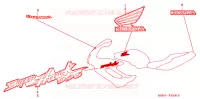 AUTOCOLLANTS pour Honda VTR 1000 SUPER HAWK BLUE de 2003