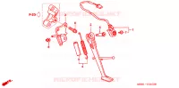 BEQUILLE LATERALE pour Honda VTR 1000 FIRE STORM de 2003