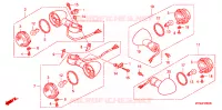 CLIGNOTANT pour Honda VTX 1300 C de 2004