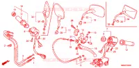 COMMODOS   POIGNEES   CABLES pour Honda VTX 1300 C de 2004
