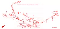 PEDALE pour Honda VTX 1300 C de 2004