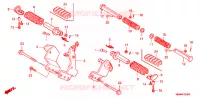 REPOSE PIED pour Honda VTX 1300 C de 2004