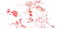 BATTERIE pour Honda TRANSALP 600 de 1989