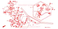 GUIDON pour Honda TRANSALP 600 de 1989