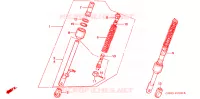 AMORTISSEUR AVANT pour Honda Z 50 R de 1998
