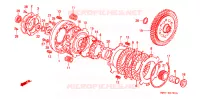 EMBRAYAGE pour Honda Z 50 R de 1998