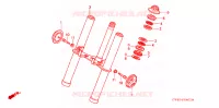 FOURCHE pour Honda Z 50 R de 1998