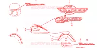AUTOCOLLANTS pour Honda VALKYRIE 1500 F6C TOURER de 1998