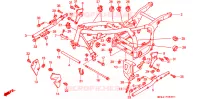 CADRE pour Honda VALKYRIE 1500 F6C TOURER de 1998