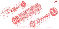 EMBRAYAGE pour Honda VALKYRIE 1500 F6C TOURER de 1998