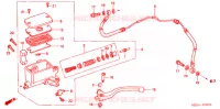 MAITRE CYLINDRE pour Honda VALKYRIE 1500 F6C TOURER de 1998