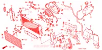 RADIATEUR pour Honda VALKYRIE 1500 F6C TOURER de 1998