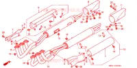 SILENCIEUX D'ECHAPPEMENT pour Honda VALKYRIE 1500 F6C TOURER de 1998