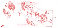 ETRIER DE FREIN AVANT pour Honda VALKYRIE 1500 F6C TOURER de 1998