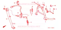 BEQUILLE pour Honda CB 750 BLACK de 1994