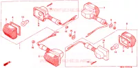 CLIGNOTANT pour Honda CB 750 NIGHTHAWK de 1992