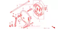 FLASQUE   MACHOIRES DE FREIN ARRIERE pour Honda CB 750 NIGHTHAWK de 1992
