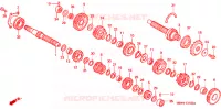 BOITE DE VITESSES pour Honda CBR 600 F4 de 1999