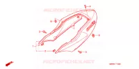 CARENAGES ARRIERE pour Honda CBR 600 F4 de 1999