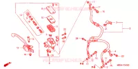 MAITRE CYLINDRE DE FREIN AVANT pour Honda CBR 600 F4 de 1999