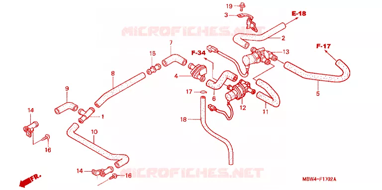 SOUPAPE D'ADMISSION Honda MOTO 600 CBR 2000  CBR600F4Y