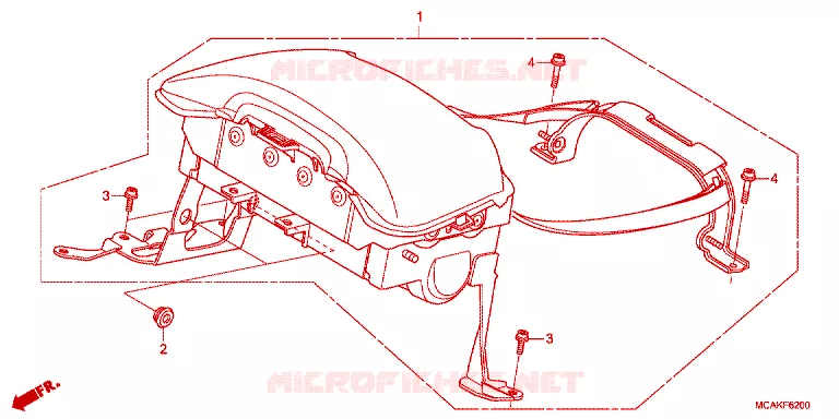 MODULE AIRBAG Honda MOTO 1800 GOLD-WING 2014  GL1800E