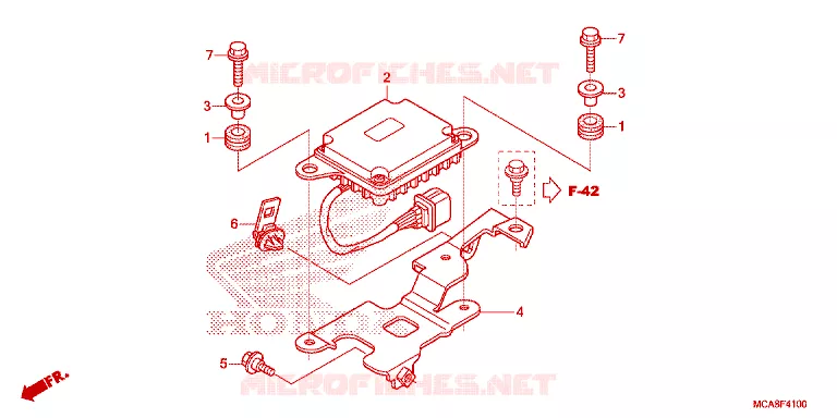 RECEPTEUR TPMS Honda MOTO 1800 GOLD-WING 2015  GL1800F