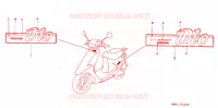 EMBLEME pour Honda 50 DIO de 1988
