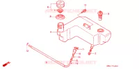 RESERVOIR D'HUILE pour Honda 50 DIO de 1988