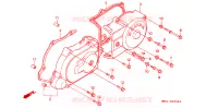 CARTER TRANSMISSION GAUCHE pour Honda 50 DIO de 1988