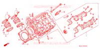 CULASSE DE CYLINDRE GAUCHE pour Honda ST 1100 de 1996