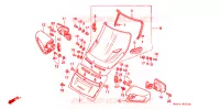 PARE BRISE pour Honda ST 1100 de 1996