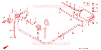 RESERVOIR DE RECYCLAGE DES GAZ pour Honda ST 1100 de 1996