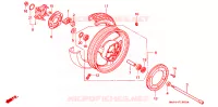 ROUE ARRIERE pour Honda ST 1100 de 1996