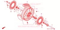 ROUE AVANT pour Honda ST 1100 de 1996