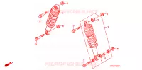 AMORTISSEUR AVANT pour Honda FOURTRAX 500 FOREMAN 4X4 de 2008