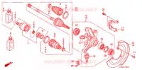 ARBRE DE ROUE  pour Honda FOURTRAX 500 FOREMAN 4X4 de 2008