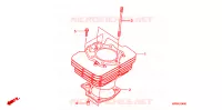 CYLINDRE pour Honda FOURTRAX 500 FOREMAN 4X4 de 2008