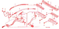 REPOSE PIED   PEDALE pour Honda FOURTRAX 500 FOREMAN 4X4 de 2008