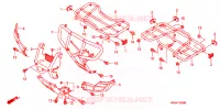 SUPPORT pour Honda FOURTRAX 500 FOREMAN 4X4 de 2008