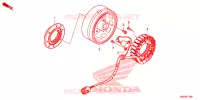 ALTERNATEUR pour Honda FOURTRAX 500 RUBICON PS de 2013