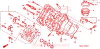 CULASSE DE CYLINDRE AVANT pour Honda VFR 800 INTERCEPTOR de 2000