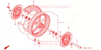 ROUE AVANT pour Honda VFR 800 INTERCEPTOR de 2000