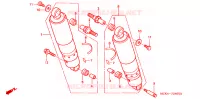 AMORTISSEUR ARRIERE pour Honda VT 1100 SHADOW C2 SABRE de 2005