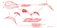 AUTOCOLLANTS pour Honda VT 1100 SHADOW C2 SABRE de 2005