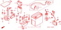 BATTERIE pour Honda VT 1100 SHADOW C2 SABRE de 2005
